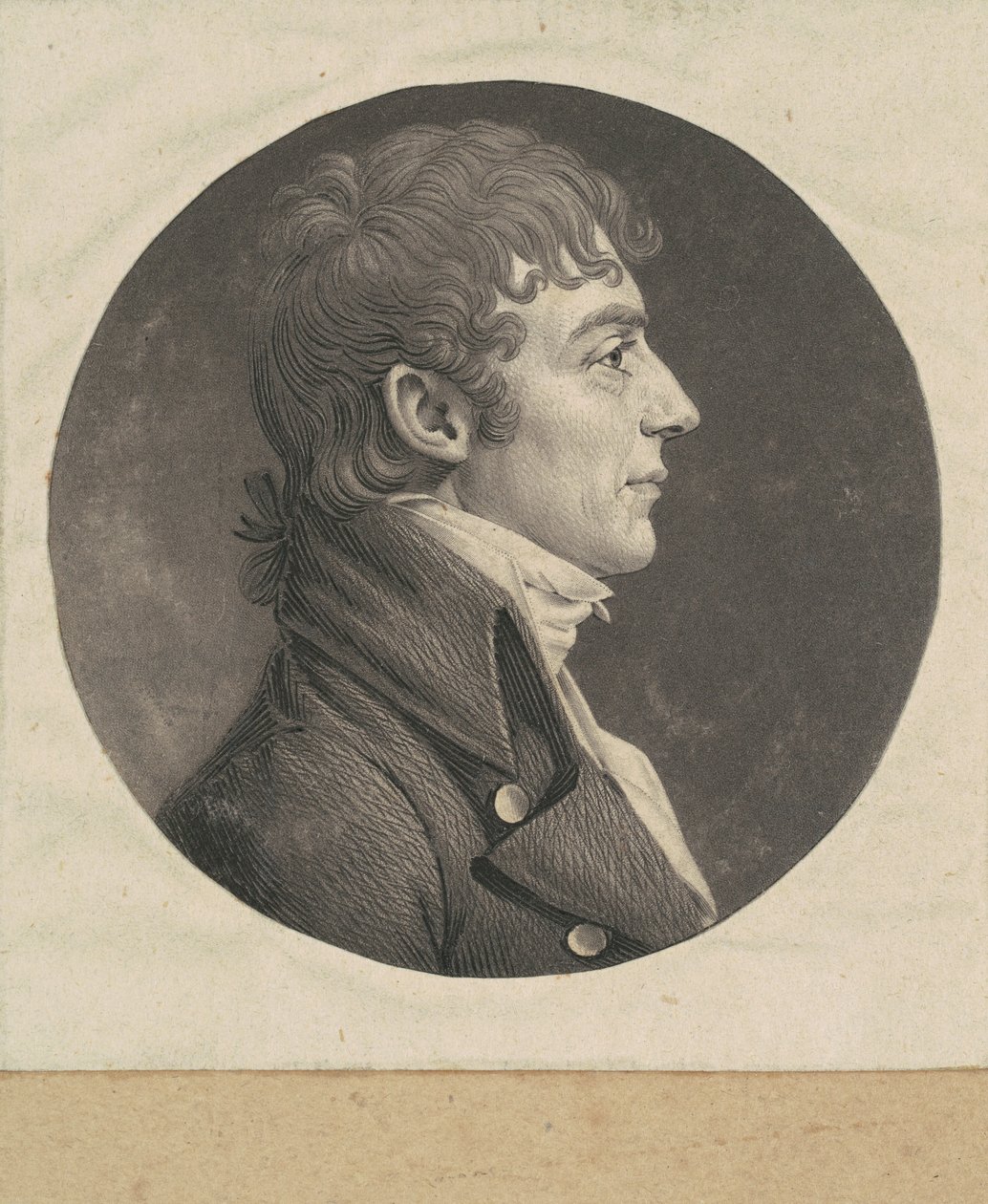Unidentified Man by Charles B. J. Févret de Saint Mémin