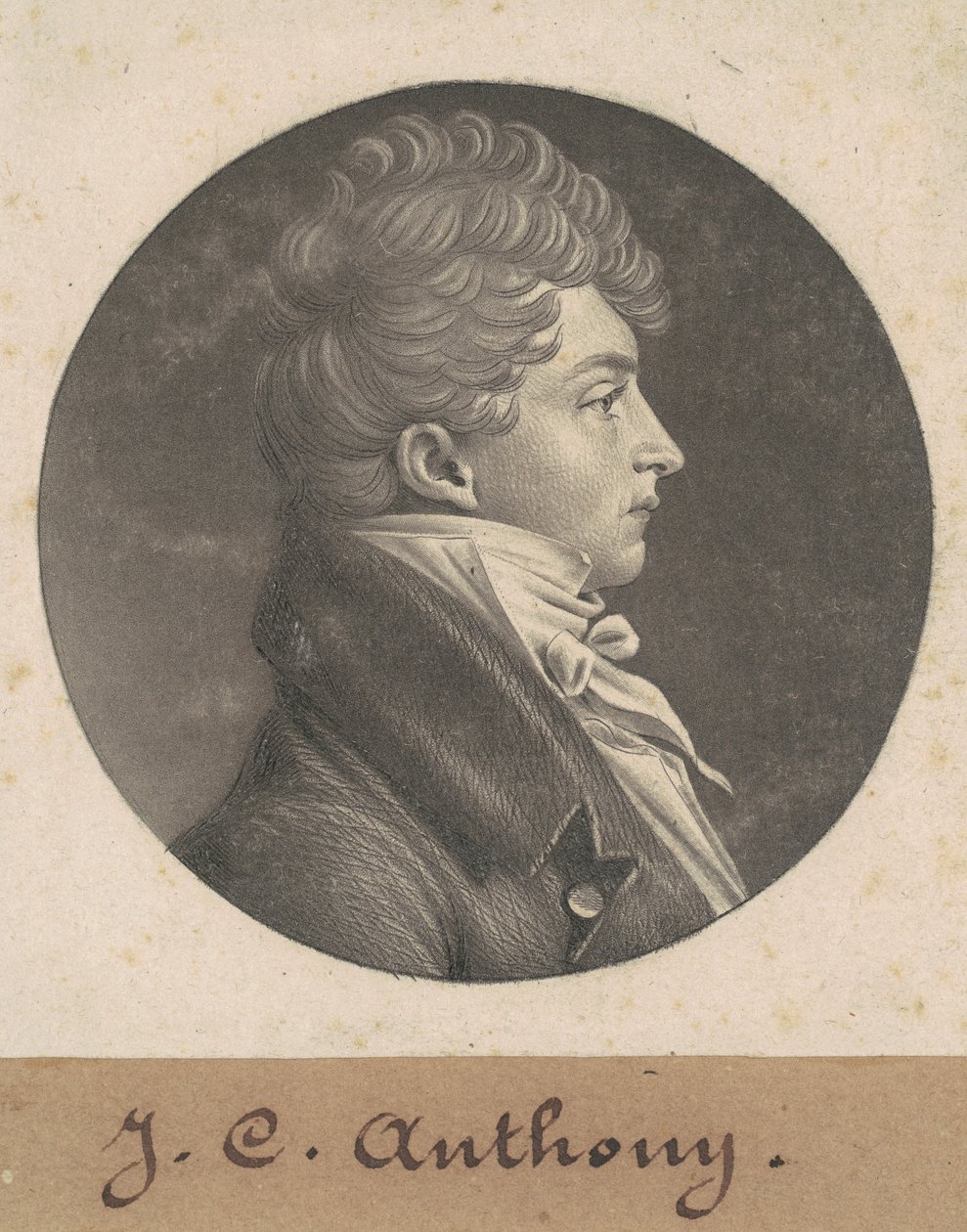 Unidentified Man by Charles B. J. Févret de Saint Mémin