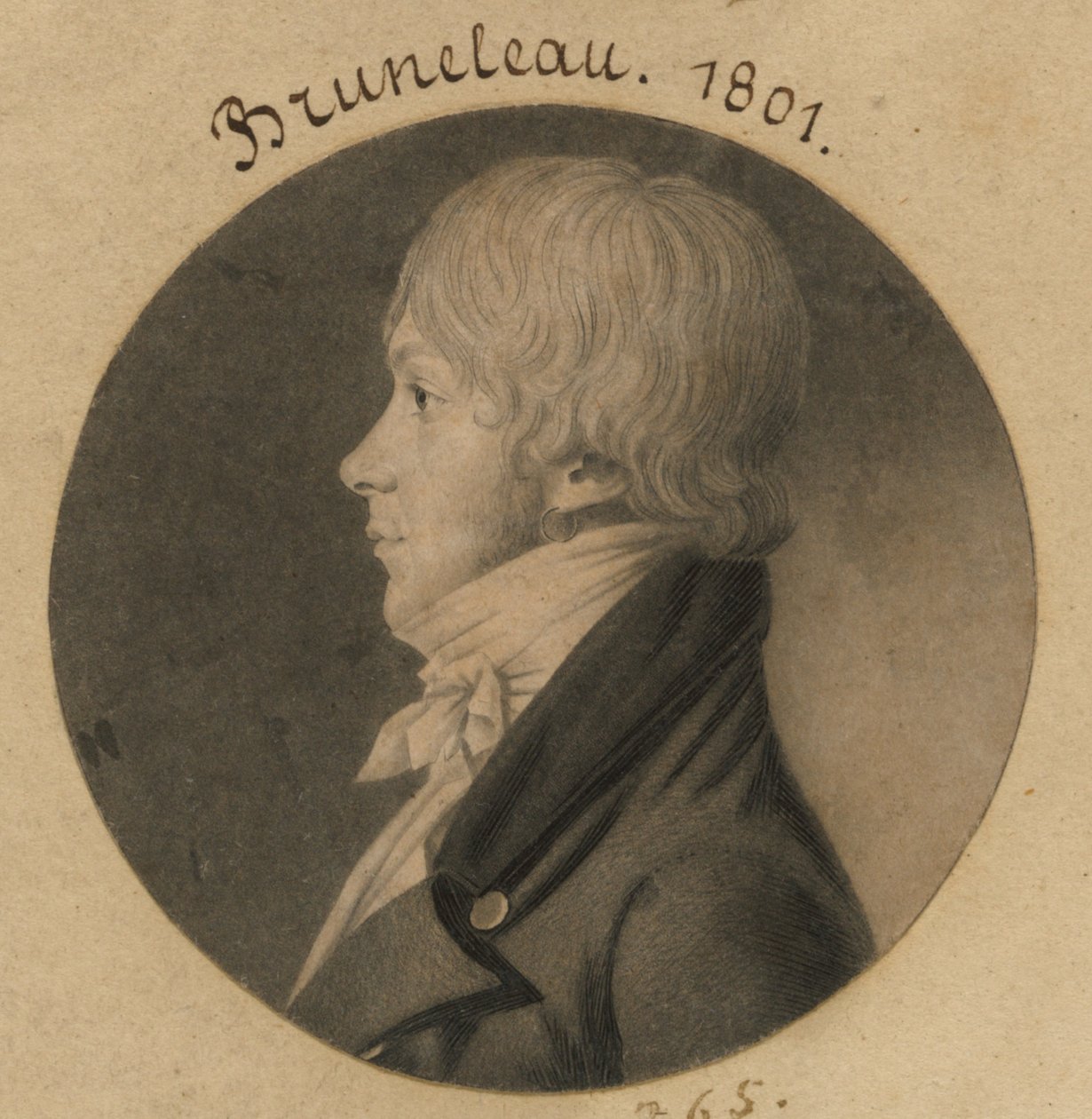 Bruneleau by Charles Balthazar Julien Févret de Saint-Mémin
