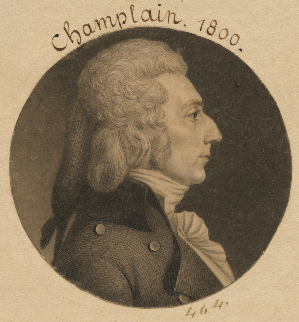 Christopher Grant Champlin by Charles Balthazar Julien Févret de Saint-Mémin