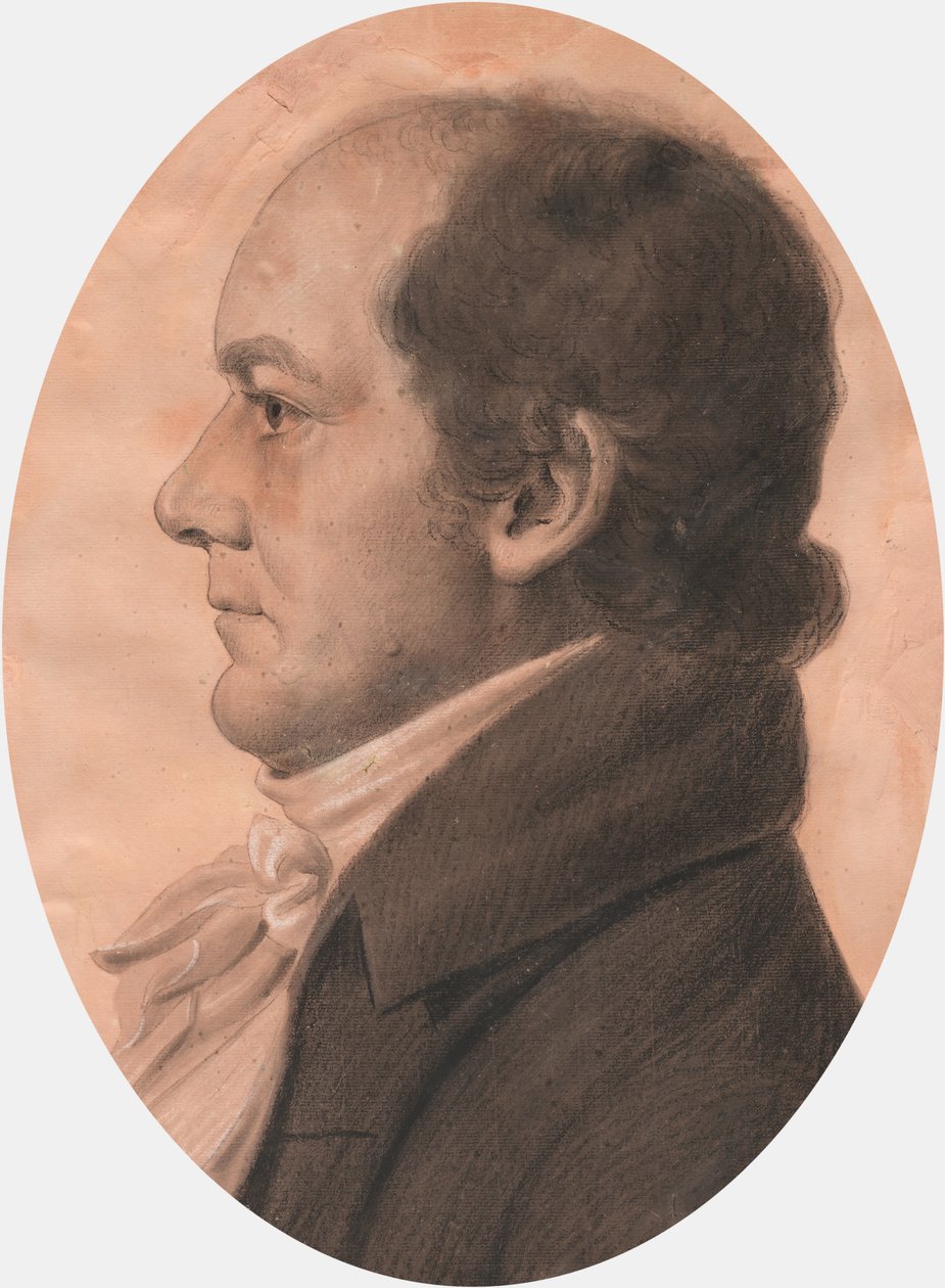 Dr. Thomas Parke by Charles Balthazar Julien Févret de Saint-Mémin