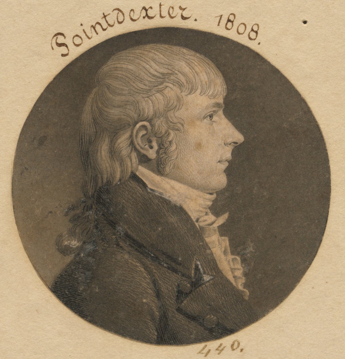 George Poindexter by Charles Balthazar Julien Févret de Saint-Mémin