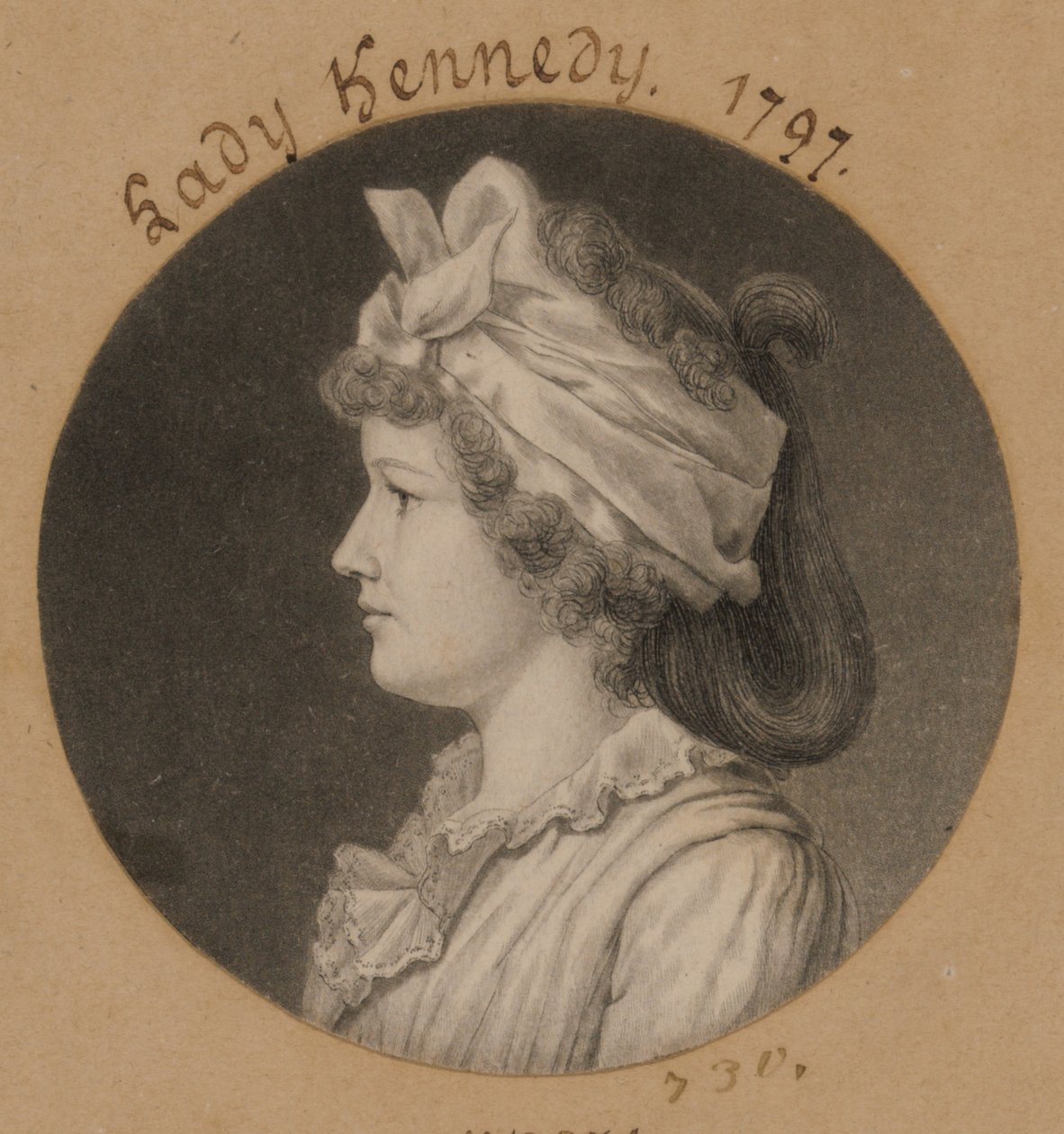 Jane Macomb Kennedy by Charles Balthazar Julien Févret de Saint-Mémin