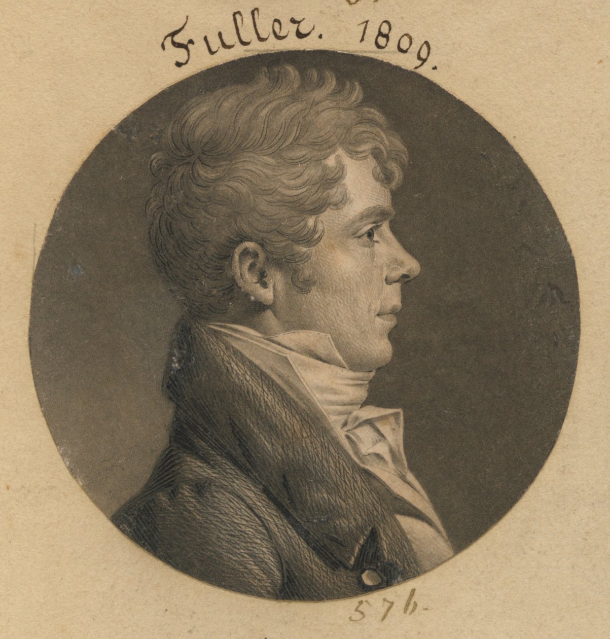 John Coles III by Charles Balthazar Julien Févret de Saint-Mémin