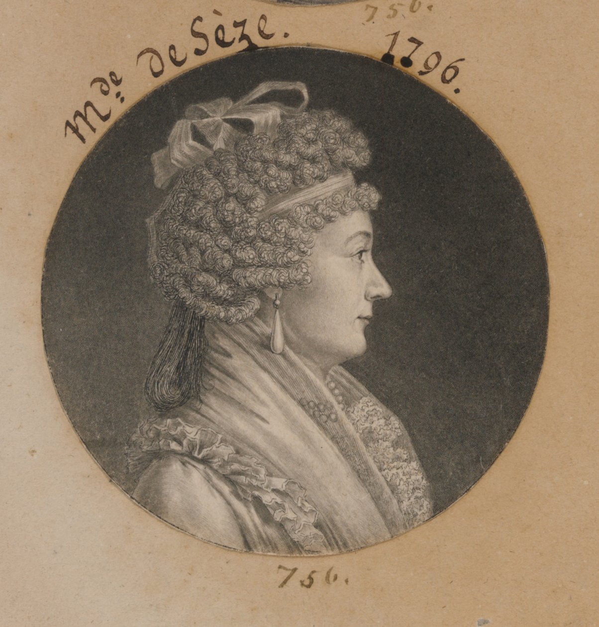 Madame de Sèze by Charles Balthazar Julien Févret de Saint-Mémin