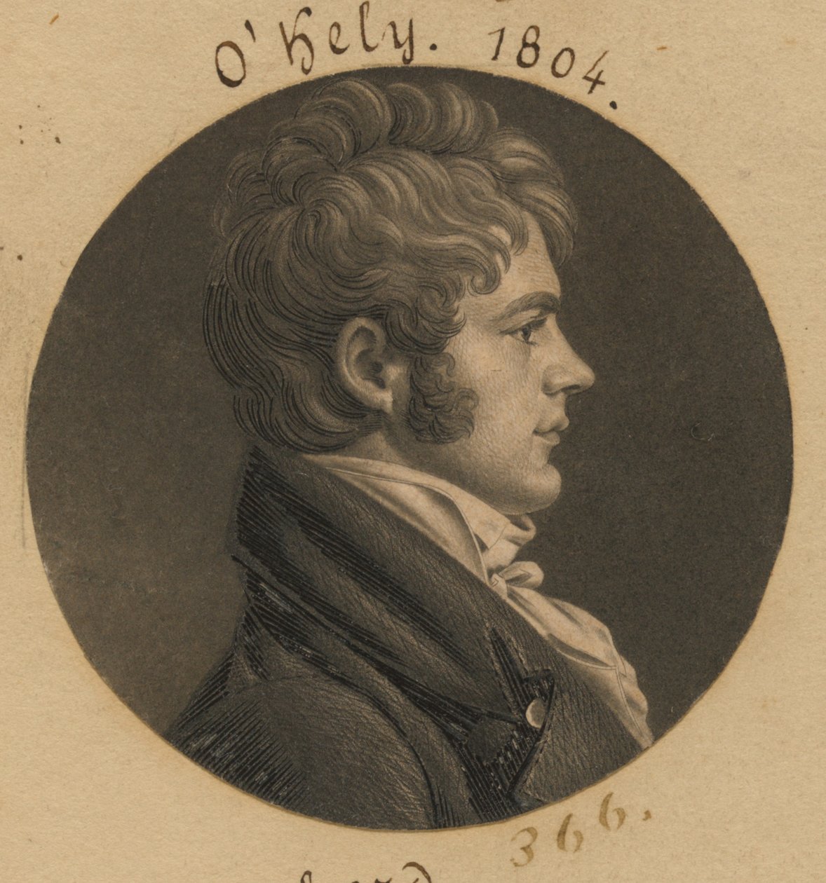 Nathaniel Williams by Charles Balthazar Julien Févret de Saint-Mémin