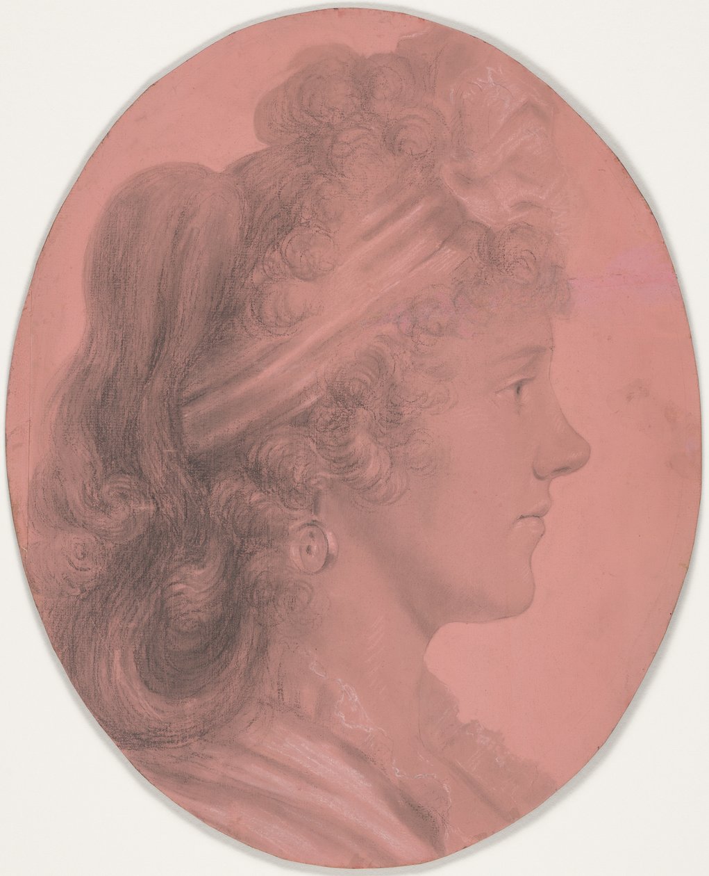 Portrait of Eleanor Ramsay Fitzwilliam by Charles Balthazar Julien Févret de Saint-Mémin