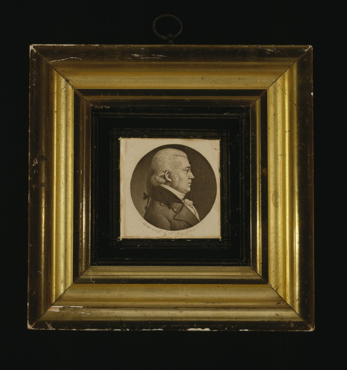 Portrait of James Ashton Bayard by Charles Balthazar Julien Févret de Saint Mémin
