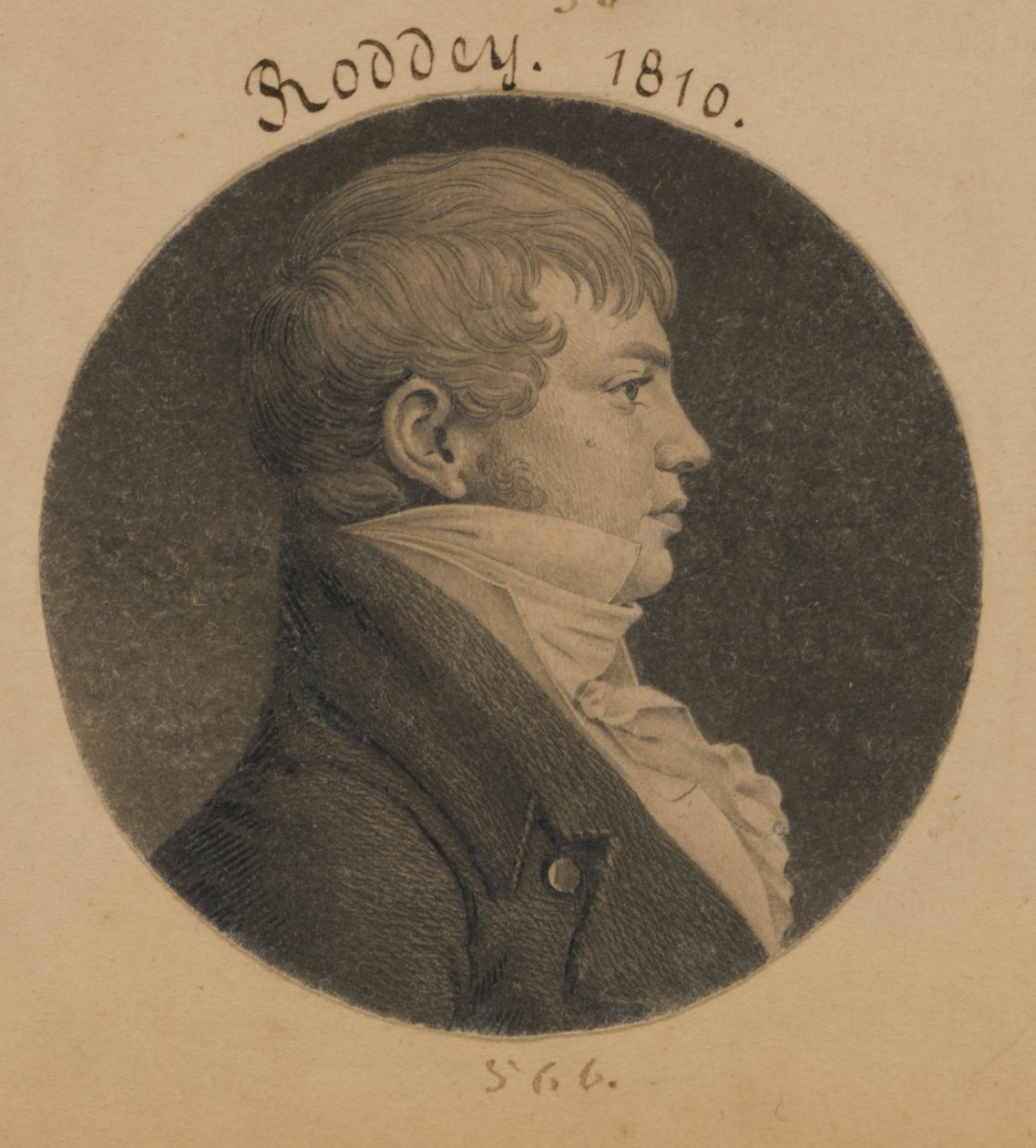 Roddey by Charles Balthazar Julien Févret de Saint-Mémin