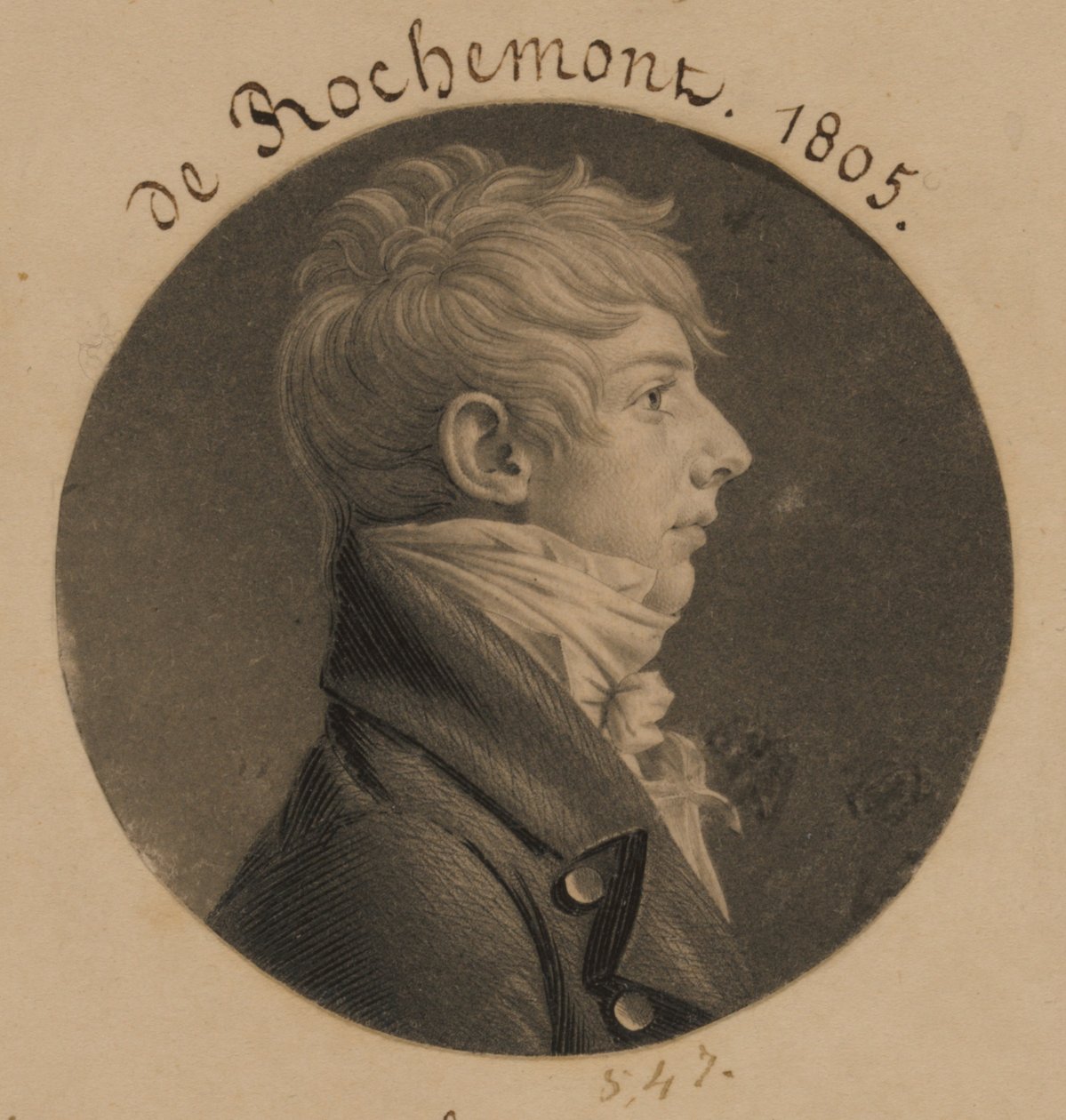 de Rochemont by Charles Balthazar Julien Févret de Saint-Mémin