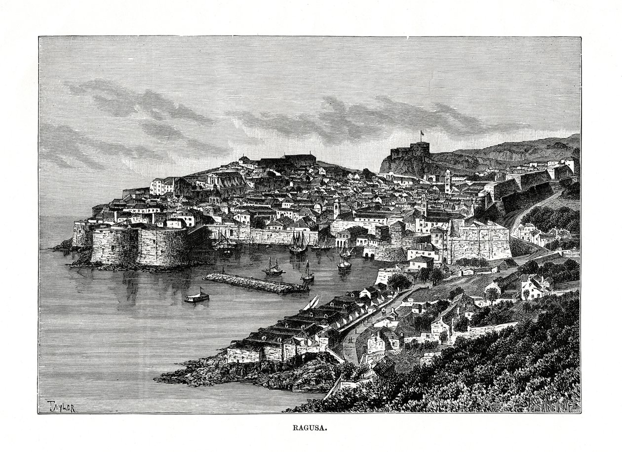 Ragusa, Sicily, Italy, 1879 by Charles Barbant
