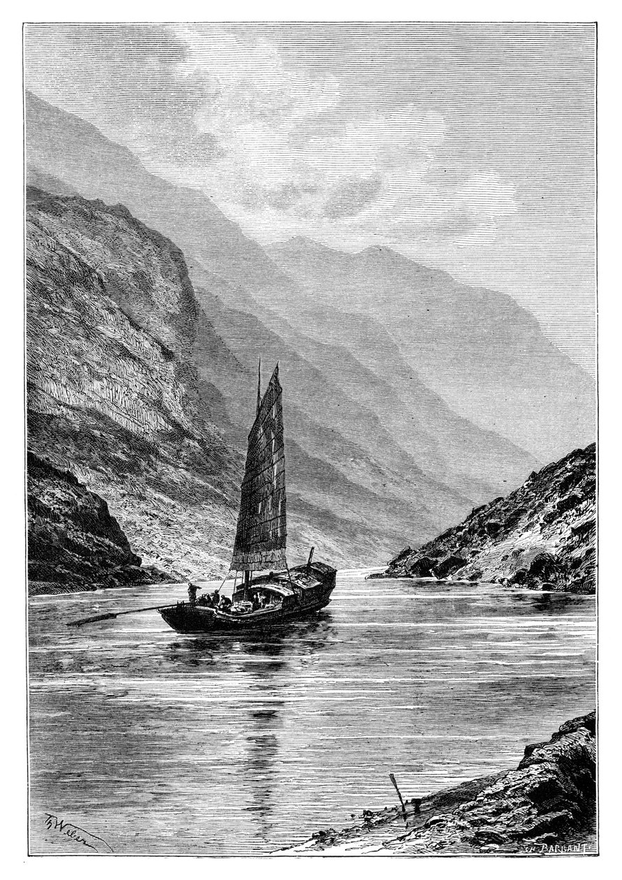 The Upper Yangtze River, China by Charles Barbant