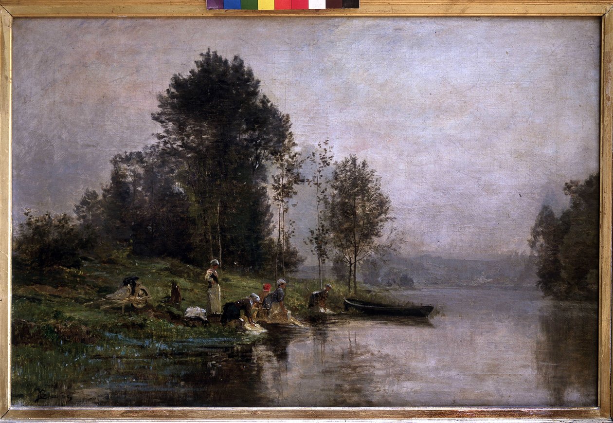 Misty morning on the Oise by Charles Beauverie