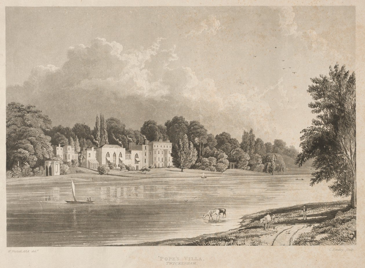 Popes Villa, Twickenham by Charles Bentley