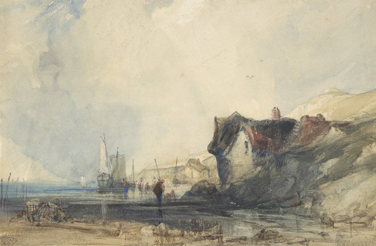 View on the Coast at Deal by Charles Bentley
