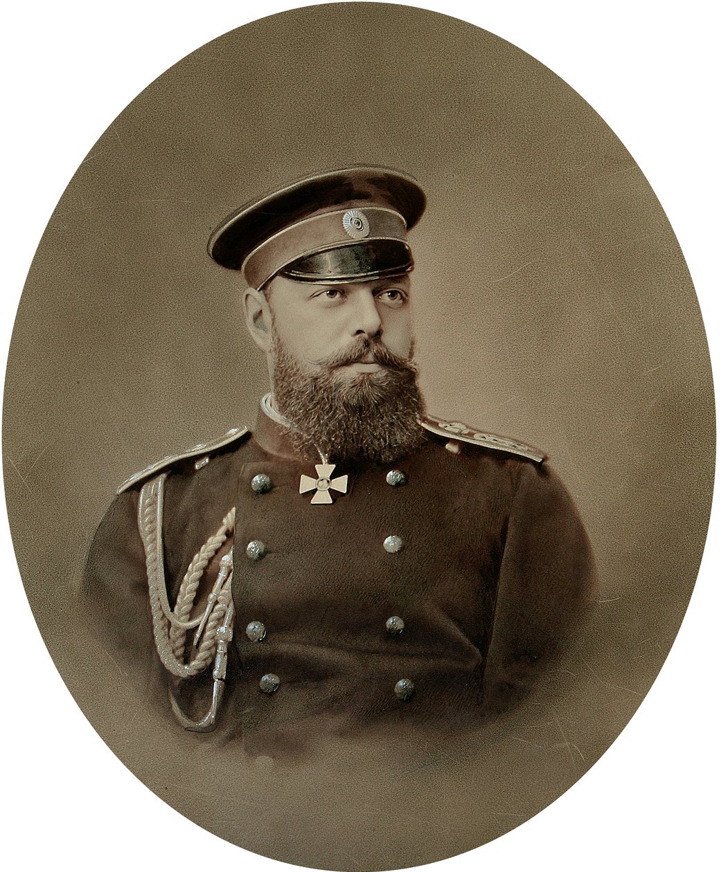Portrait of Tsar Alexander III of Russia by Charles Bergamasco