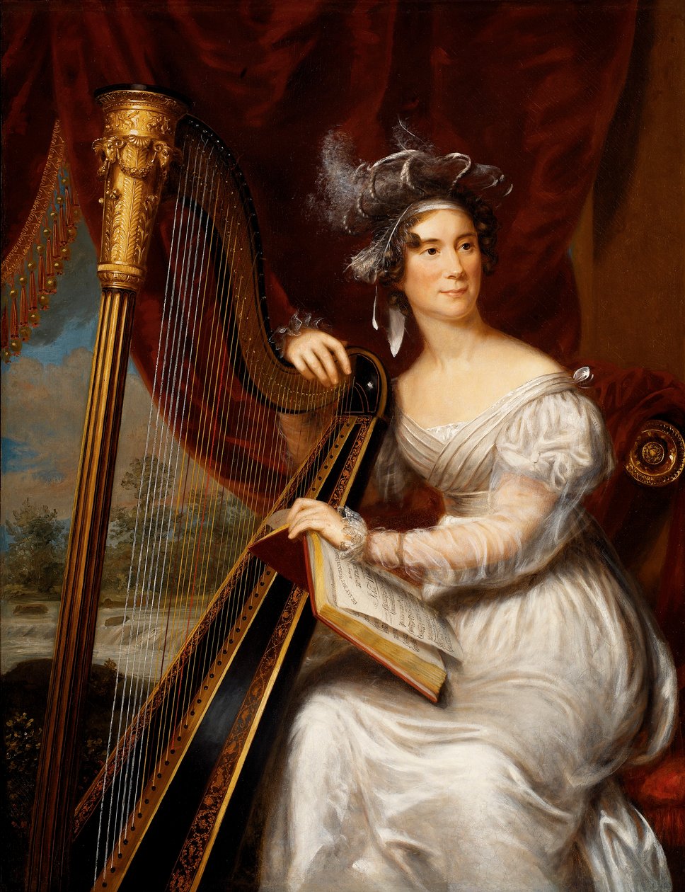 Portrait of Louisa Adams, Wife of John Quincy Adams by Charles Bird King