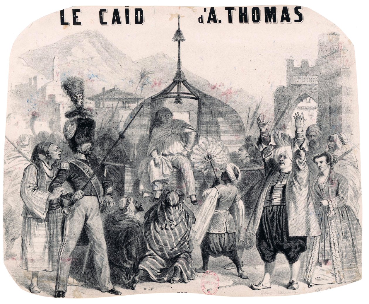 The Caid by A. Thomas by Charles Bour