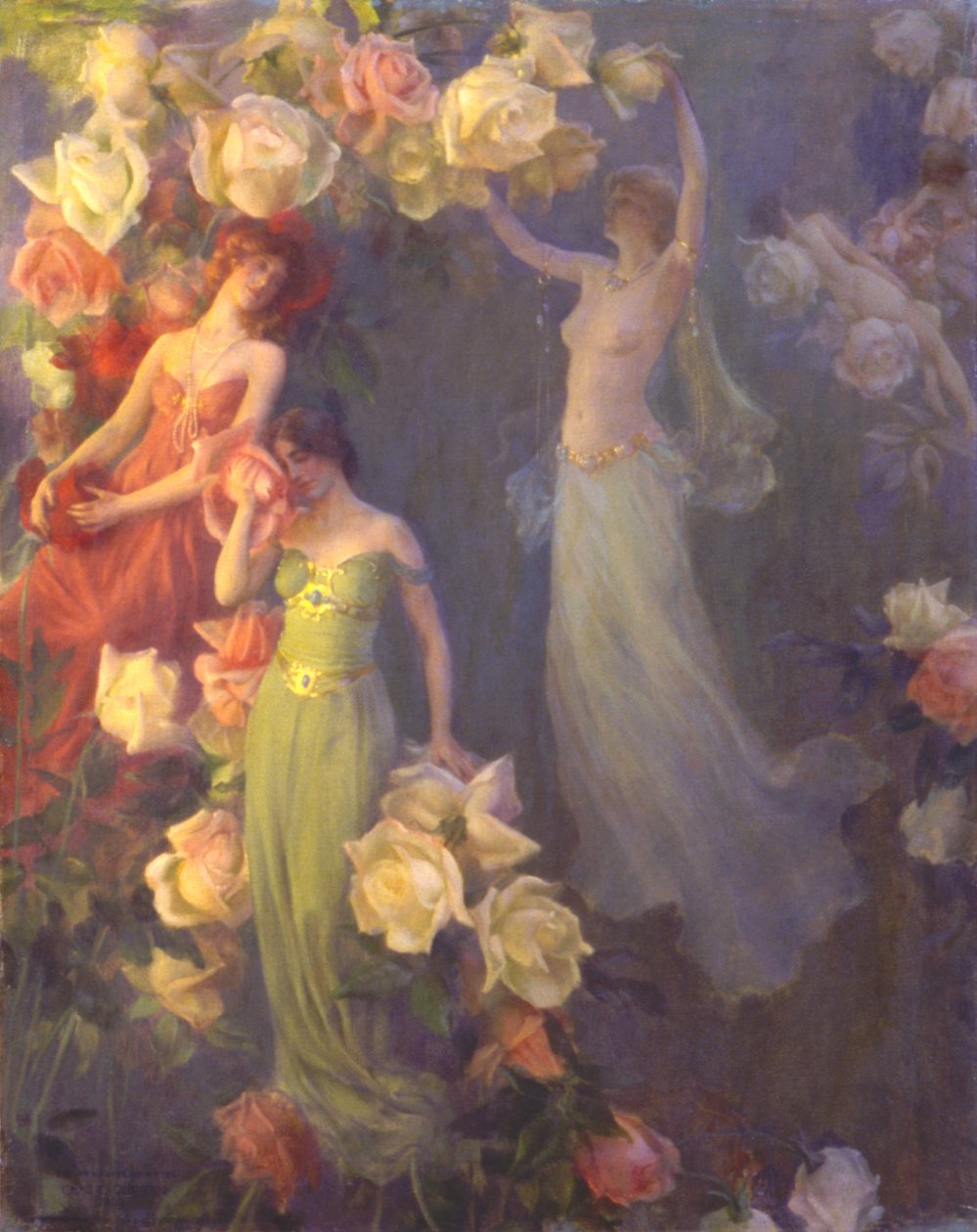 The Perfume of Roses by Charles C. Curran