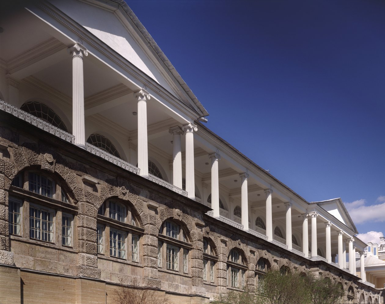 Cameron Gallery at the Catherine Palace in Tsarskoye Selo. Colonnade of the top-floor, 1783-1785 by Charles Cameron