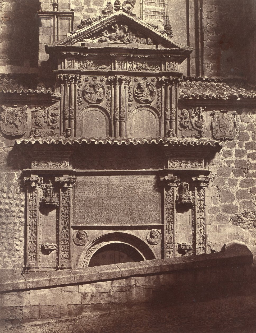 Portal of the Convent of Sancti Spiritu, Salamanca by Charles Clifford