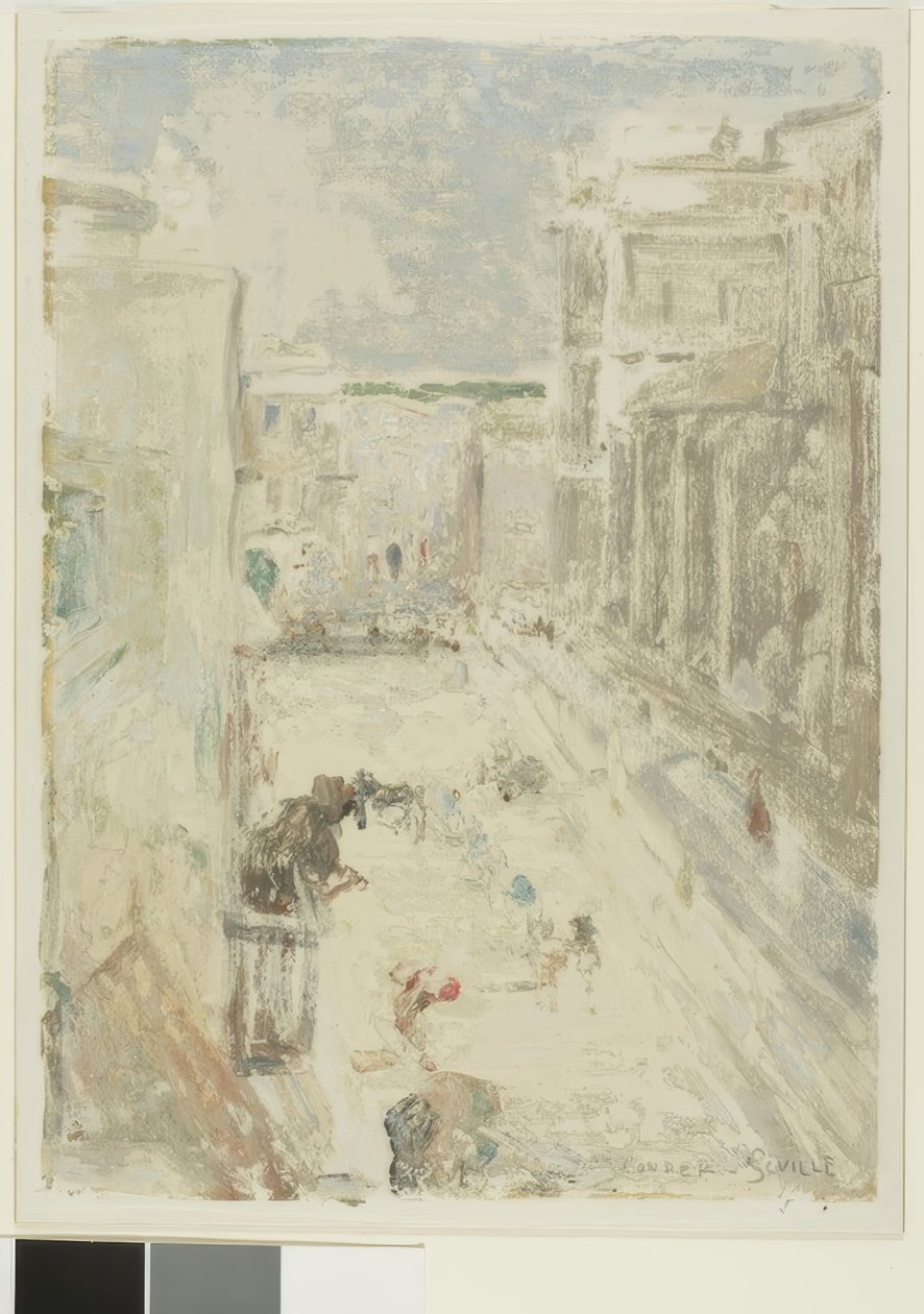 Street in Seville by Charles Edward Conder