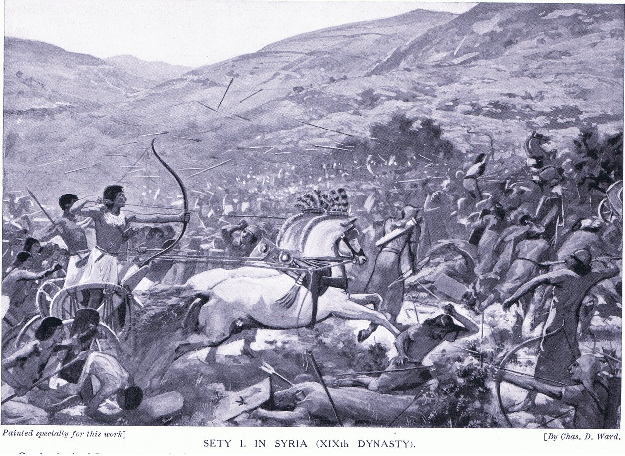 Sety I in Syria (XIXth Dynasty) by Charles Daniel Ward
