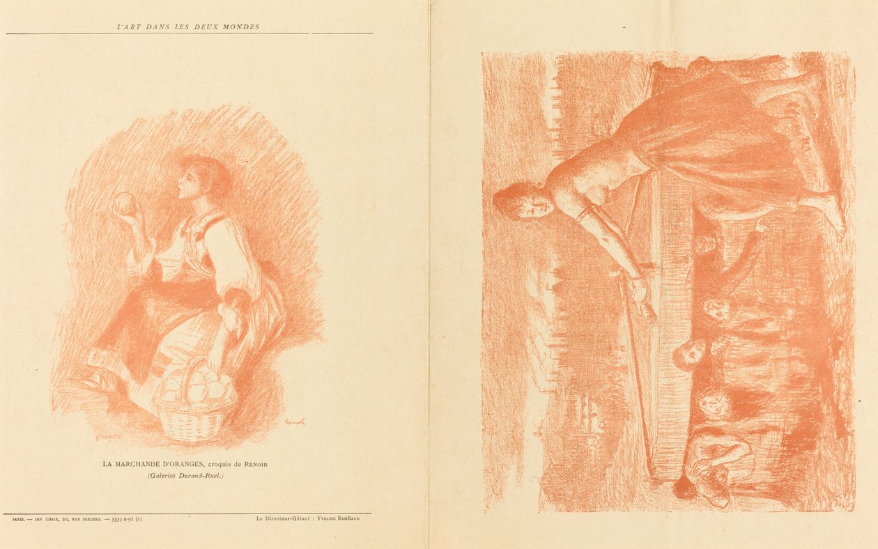 The Haystack; Young Leading Man! [recto] by Charles Decaux after John Lewis Brown