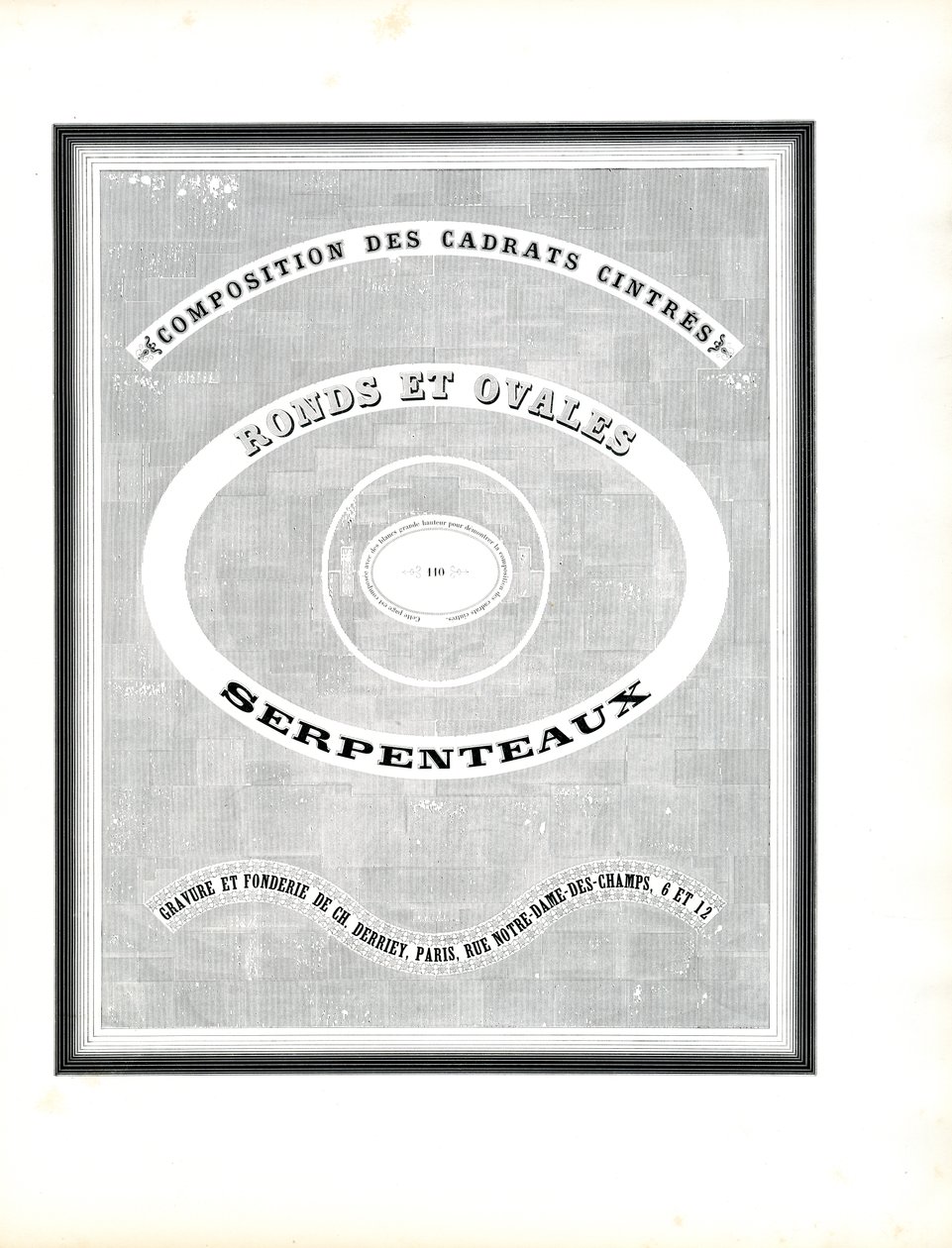 Concentric Frame Elements for Certificates by Charles Derriey