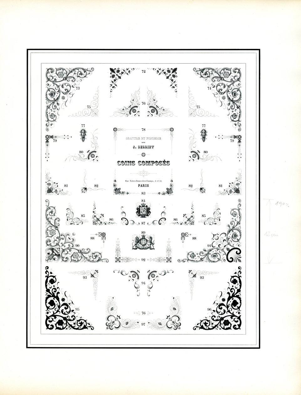 Continuation of Frame Corner Collection by Charles Derriey