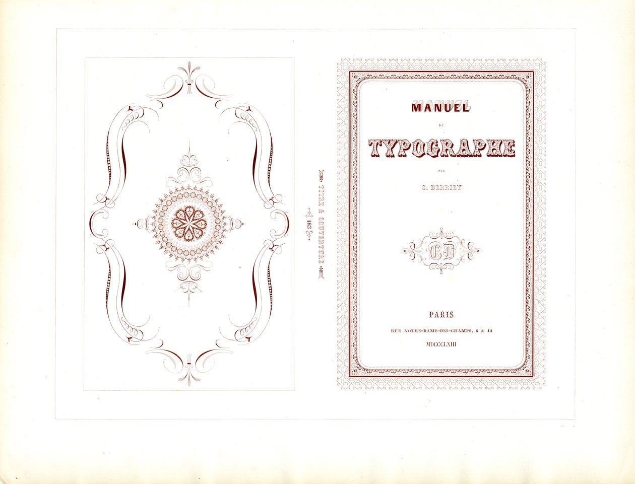 Design Patterns for Typographic Title Pages by Charles Derriey