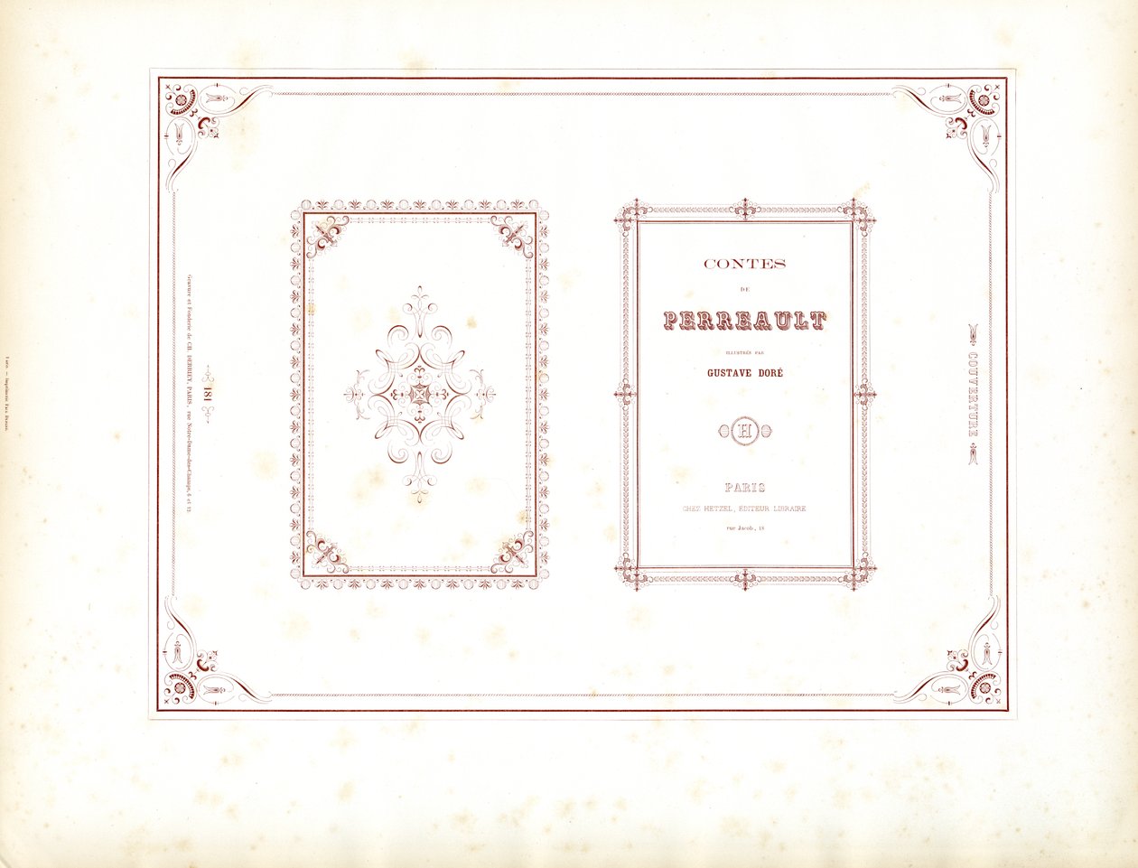 Elegant Book Frames for Literary Works by Charles Derriey