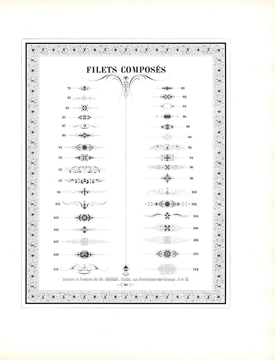 Varied Ornamental Rules by Charles Derriey