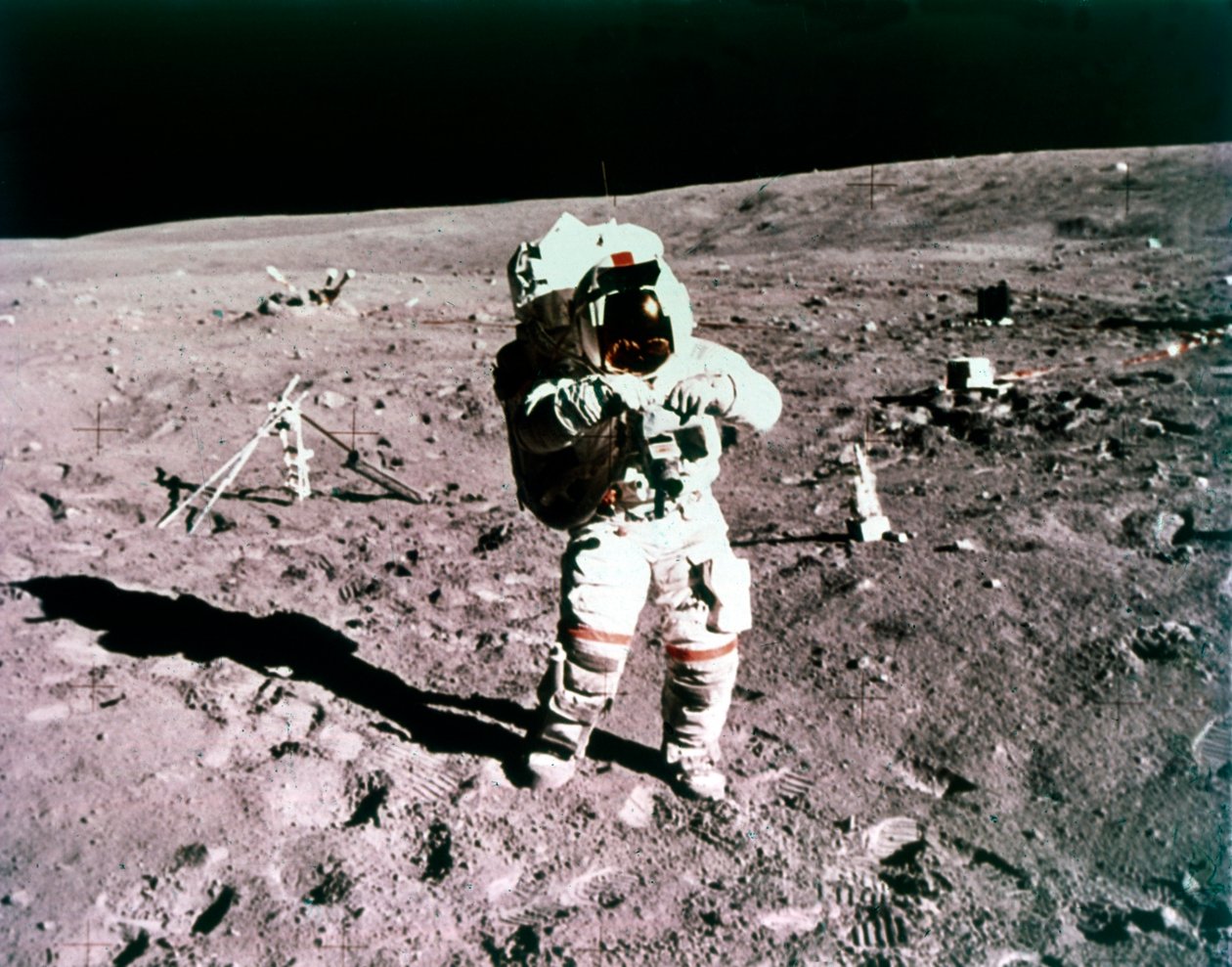 Astronaut John Young on the lunar surface, Apollo 16 mission, 21 April 1972 by Charles Duke