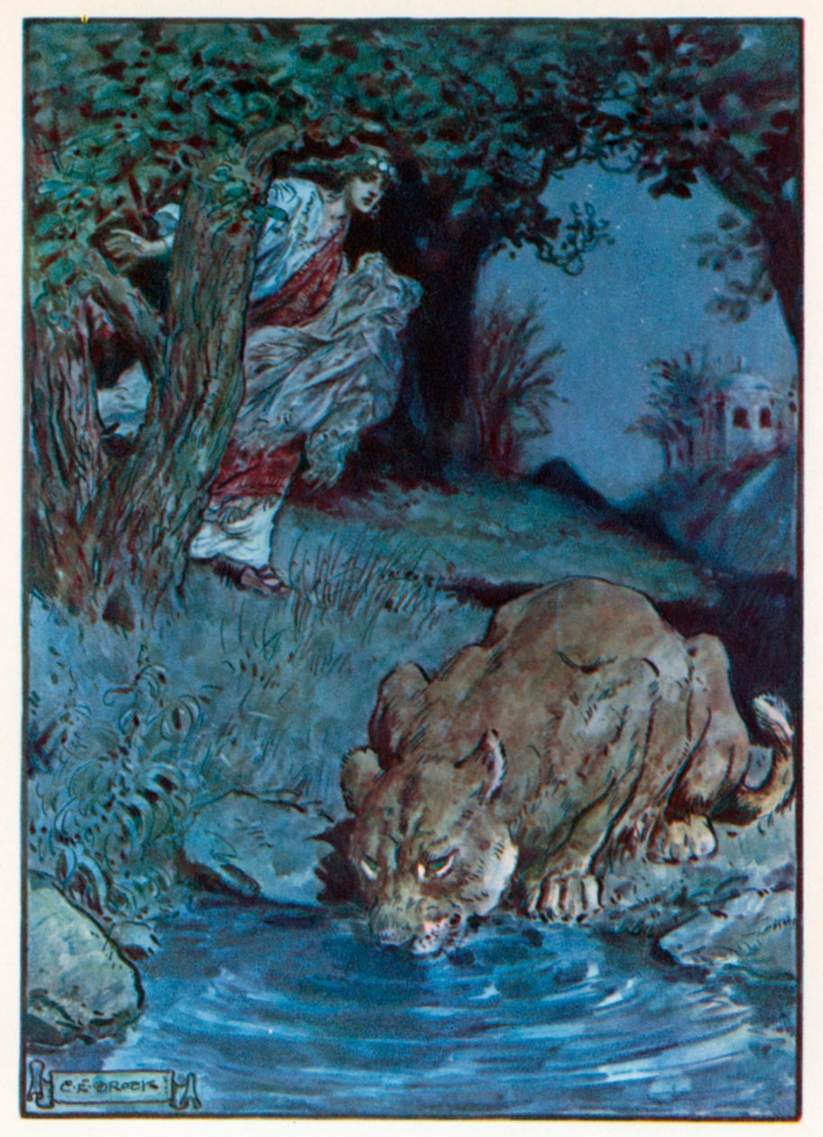 An Unwelcome Creature by Charles Edmund (after) Brock