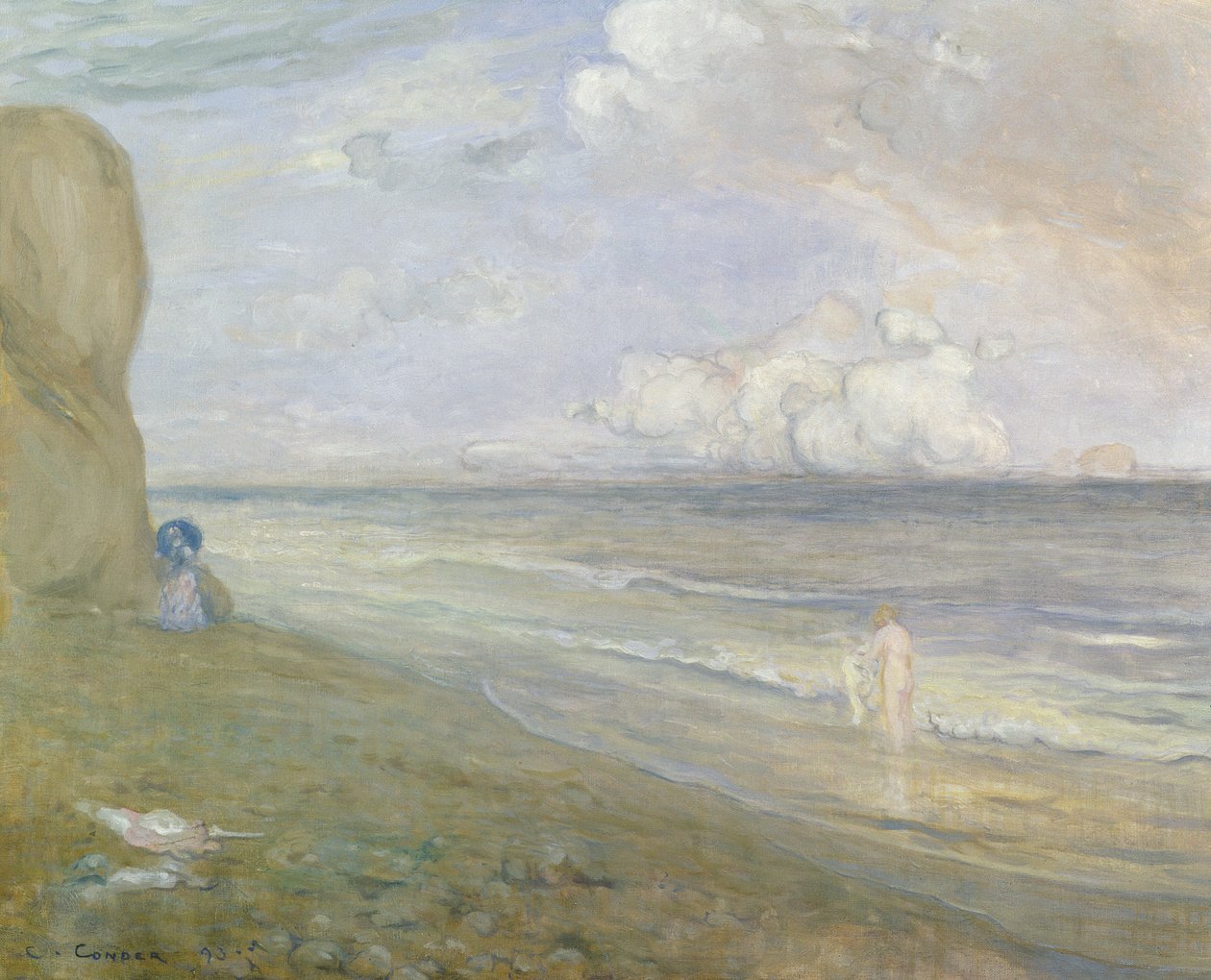 Cliffs, Dieppe by Charles Edward Conder