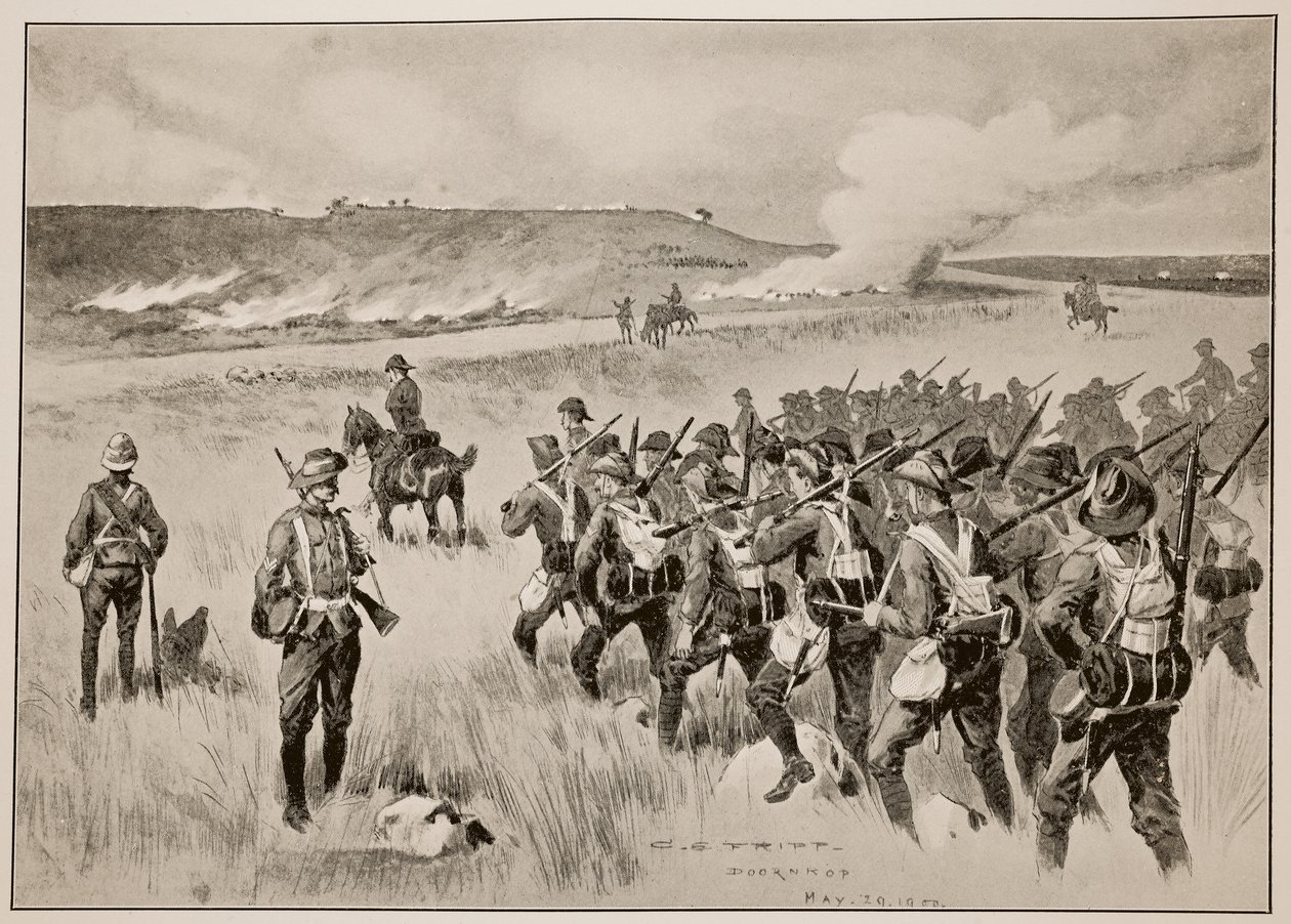 The City of London Imperial Volunteers supporting General Hamilton