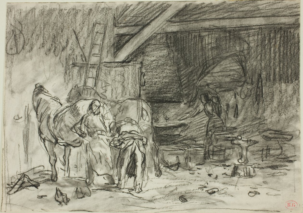Interior of a Blacksmith