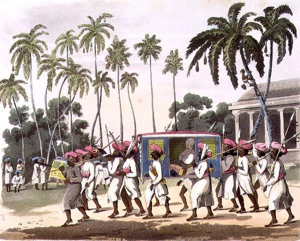 Palankeens, plate 42 from 