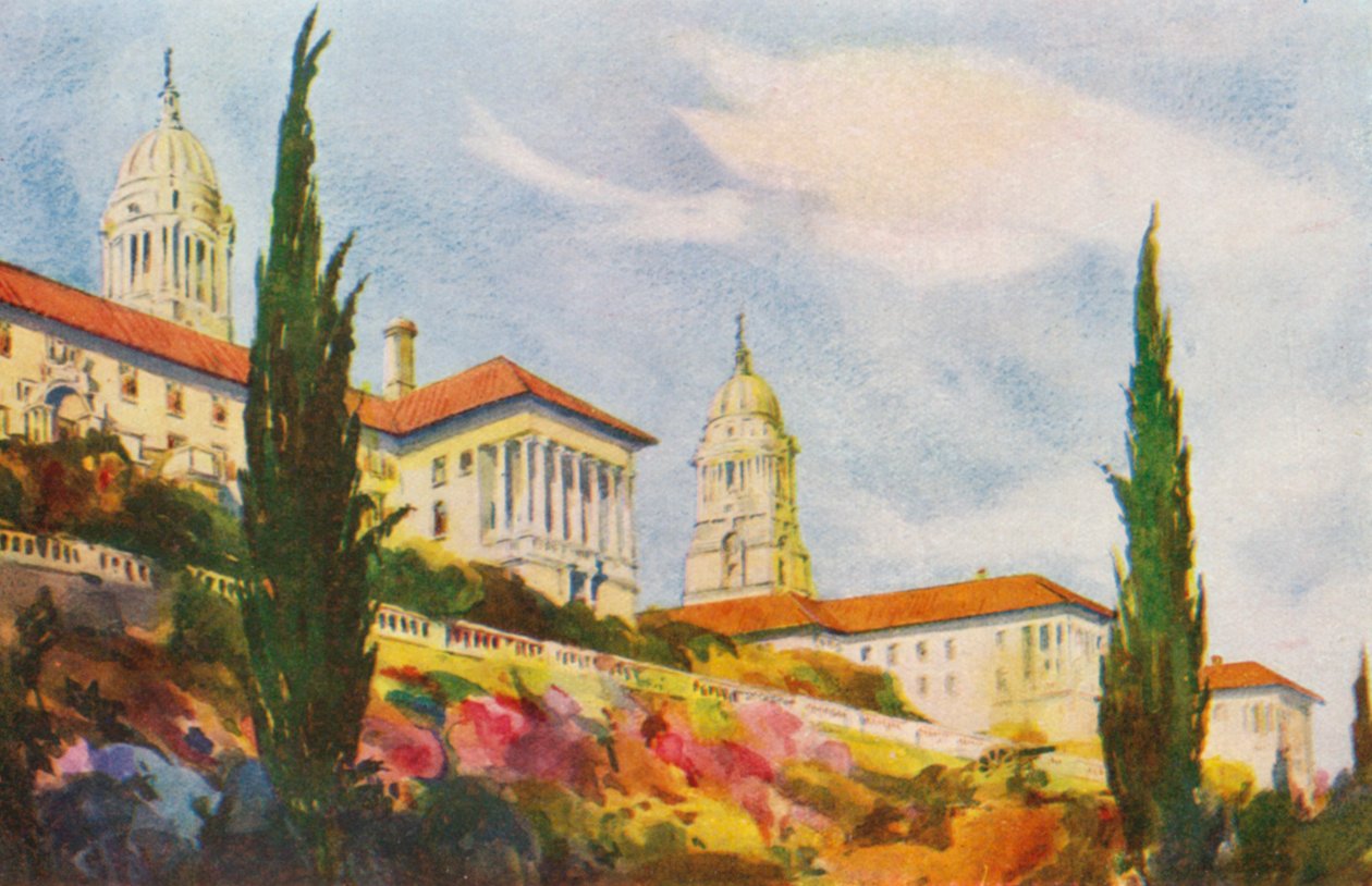 Facade of Union Building, Pretoria by Charles Ernest Peers