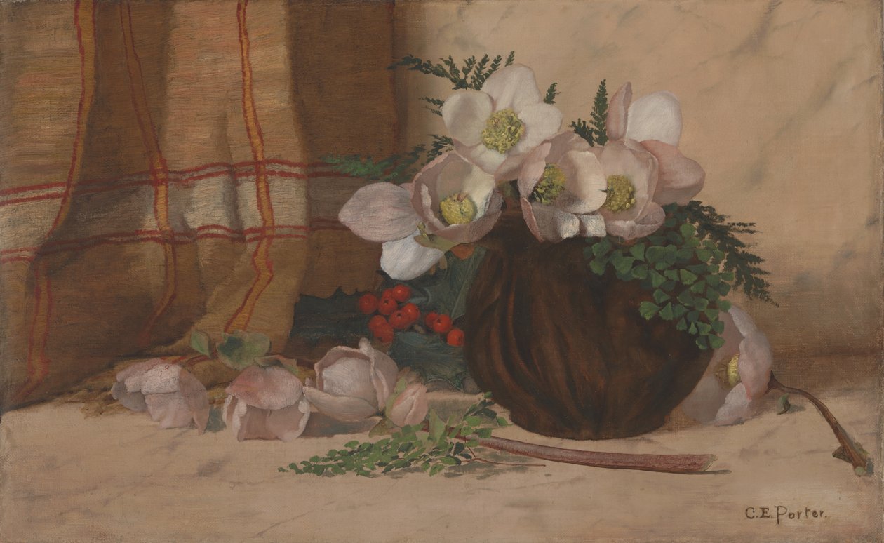 Still Life with Roses, c.1885-87 by Charles Ethan Porter