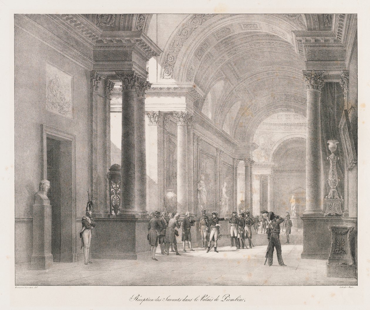 Entering Berlin, early 19th century by Charles Etienne Pierre Motte