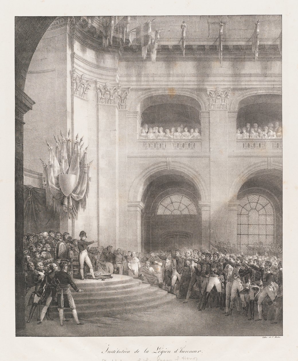 Formation of Legion of Honor, Early 19th Century by Charles Etienne Pierre Motte