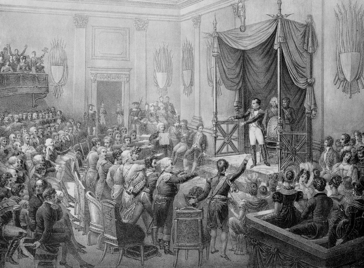 Formation of the Confederation of the Rhine, 1806 by Charles Etienne Pierre Motte