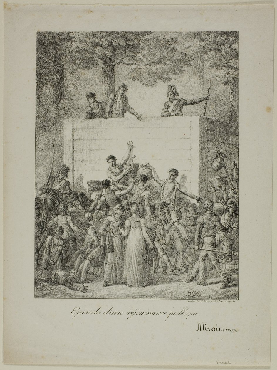 Public Rejoicing by Charles Etienne Pierre Motte