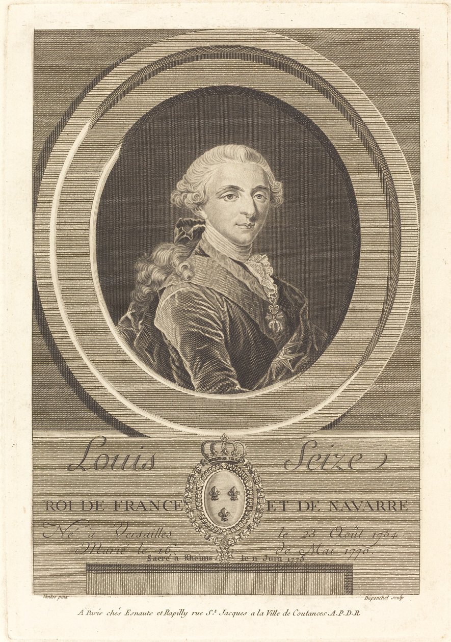 Louis XVI, King of France by Charles Eugene Duponchel