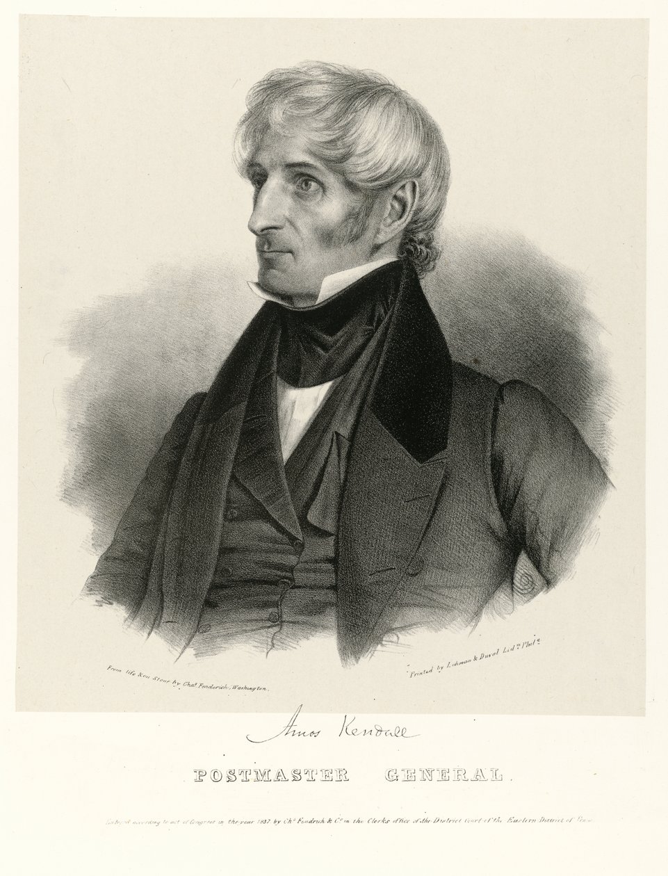 Amos Kendall by Charles Fenderich