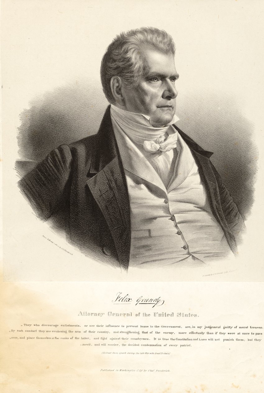 Felix Grundy by Charles Fenderich