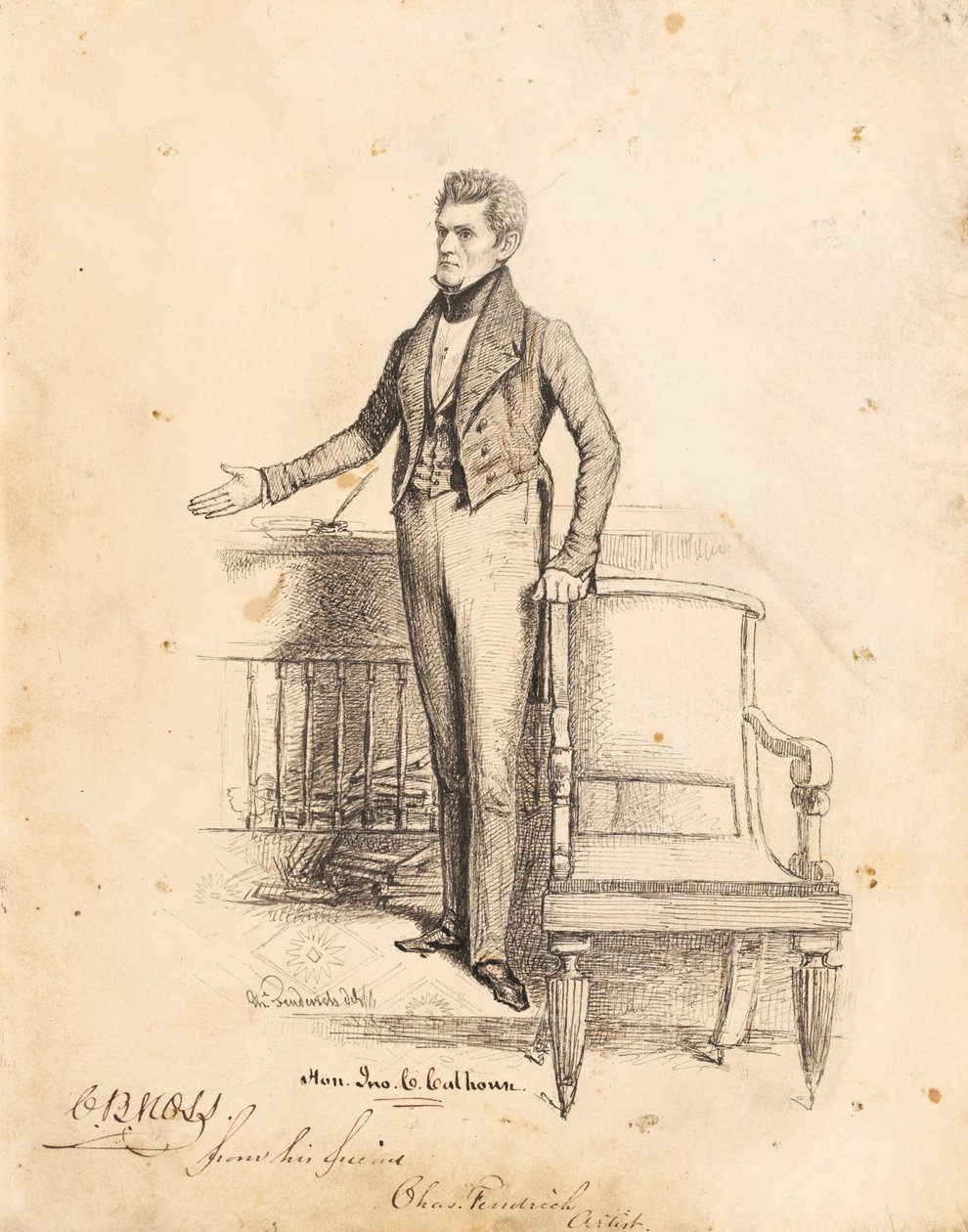 John C. Calhoun by Charles Fenderich