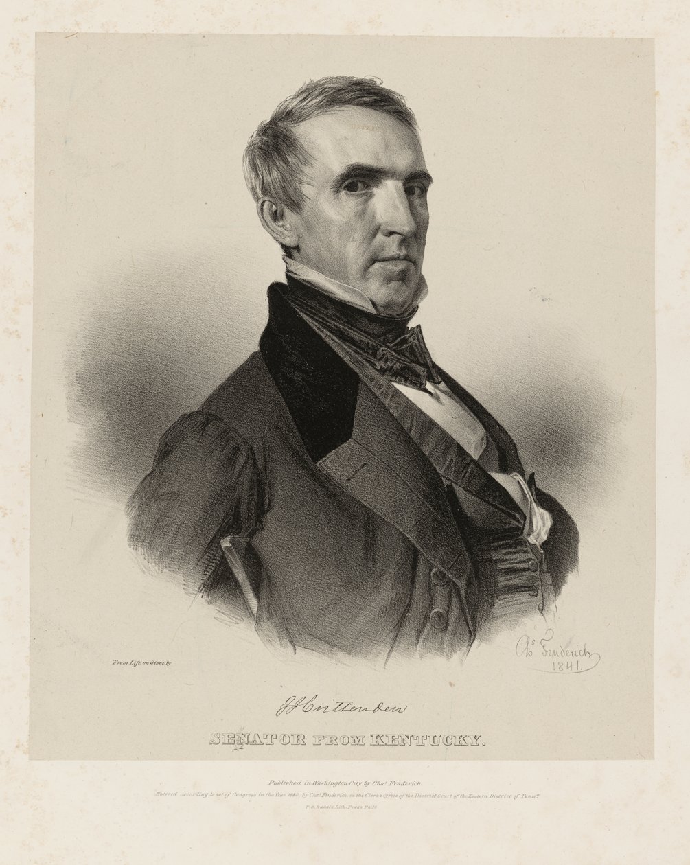 John Jordan Crittenden by Charles Fenderich